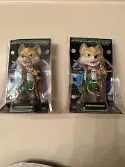 2 Nintendo StarFox Adventures BOBBLE HEAD Limited Edition Target Promo Exclusive