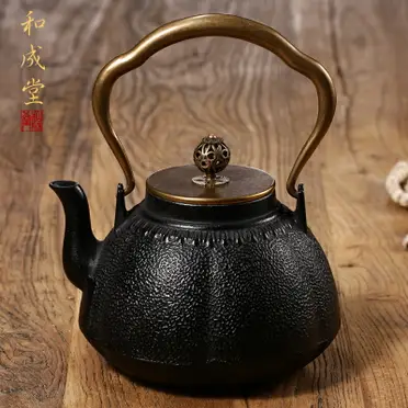 畠春齋雲龍紋筒型鐵壺小鐵壺日本鐵壺釜師壺昭和早期名家畠春齋制