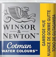 Winsor & Newton Cotman Watercolour Half Pan, Gamboge Hue (266)