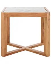 Safavieh Couture Bernardi Marble Top Accent Table