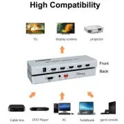 8K60Hz HD Splitter HDR 3D Audio Video 1*4 1*2 Converter PC To TV Dual Display