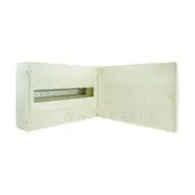 Hager VS118PT Load Centre Enclosure, 18 Pole, Surface Mounted, Hinged Cover