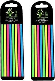 Happyyami 2Pcs Portable Professional Sentence Markers Fluorescent Highlight Strips for Enhanced Reading Focus for Home and School Use Bright Colors for Eye Catching Marking