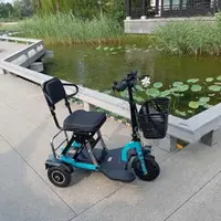 在飛比找蝦皮購物優惠-「免開發票」小臻電動車折疊電動三輪車單人代步車殘疾人家用小型