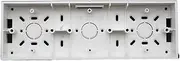 PHGTHNVNMA 2pcs 3-Gang 86 Type Wall Mounted Switch Box Universal Switch Socket Bottom Box Mounted Wire Box 260 * 86 * 32mm Junction Box