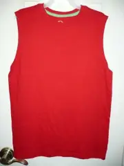 Wonder Nation Boys Tank Top Muscle Shirt X-Large (14-16) Solid Brilliant Red