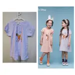 韓製DISNEY小鹿斑比女童紫洋裝