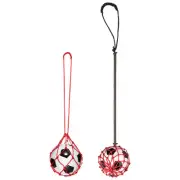 2Pcs Solo Soccer Training Ball Net Fit Ball Size 345 Red