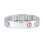 Stretchable Medical Alert Bracelet