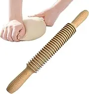 Dumpling Rolling Pin | Threaded Multipurpose Baking Dough Roller Baking Rolling Pin,Household Practical Cookie Rolling Pin Dough Rolling Pin for Noodles Dumpling Pastries