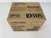 Mitsubishi Digital VHS MHD-300 MC High Definition Digital VideoTape - Case of 20