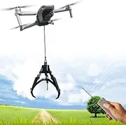 XTnueotr Universally Drone Airdrop System Release Device Payload Delivery Transport Drop, for DJI Mini4/Mini3/Mini2/Air3/Air2/Air2S/ DJI Mavic Series Drone Accessories (Mechanical Claw)