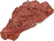 ifundom Artificial Simulated Food Model Plastic Steak Decor Fake Steak Toys Educational Toy Play Food Ies
