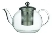 Leaf & Bean Camellia Glass Teapot with Infuser Loose Leaf Tea Maker 1L