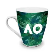 Australian Open Tennis Foliage Logo 2022 Design Coffee Cup