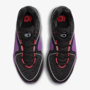 【NIKE 耐吉】KD16 EP 籃球鞋 運動 男 黑紫 杜蘭特 反光條(DV2916-002)