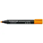 Staedtler Lumocolour Permanent Marker Bullet Orange