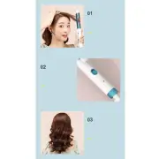 Curling Iron One Button Constant Temperature Smart Power Off Plastic Portabl HR6