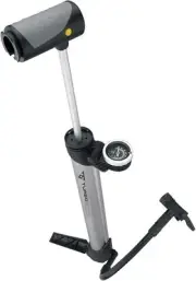 Topeak Turbo Morph Bike Pump with Analog Gauge, Presta/Schrader Compatible