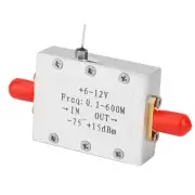 RF Power Meter Logarithmic Meter Testing Detector 0.1-600M -75~+15dBm Module