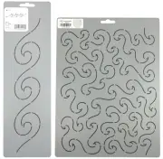 Wave Stencil Border Quilting Stencils Quilt Patterns and Wavy Background Designs