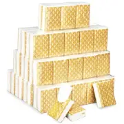 50 Pack Vintage Pocket Tissues Travel Packs Bulk 500 Sheet Small Tissues Pock...