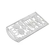 22-in-1 Detachable Fishing Hook Card CNC Stainless Steel Fishing Tool Outdoor Multi-purpose Survival Tools Hunting Tools