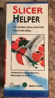 Slicer Helper With Fruits and Vegetable - Easy And safe Cutting. New In Box