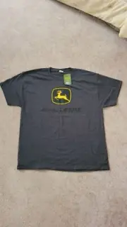 JOHN DEERE CONSTRUCTION T-SHIRT - BRAND NEW W/TAGS FROM FACTORY - XL ONLY