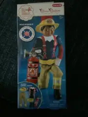 Elf on the Shelf Claus Couture Collection Clothes Chief of Cheer Firefighter Set
