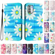 For Nokia HMD Pulse Pro Plus C32 C12 G21 G22 Patterned Leather Wallet Case Cover