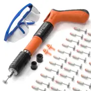 Hand Powered Nail Gun, 3-Gear Adjustable Power Brick Concrete Nail Gun, One-h...