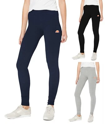 ellesse Womens Leggings Solos 2 Bottoms Logo Sports Ladies Jogging Running Pants
