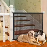 Pet Dog Gate Expandable Fence Gate Barrier Dog Fence Safety Door Indoor;