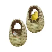 Wicker nesting baskets for finch, canary and small birds (sold in pack of 2)