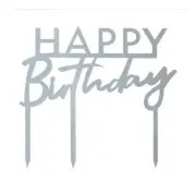 NEW Ginger Ray Mix It Up Happy Birthday Cake Topper By Spotlight