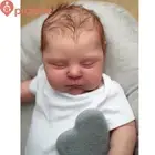 19" Reborn Handmade Baby Dolls Sleeping Vinyl Newborn Boy Girl Alive Rooted Hair