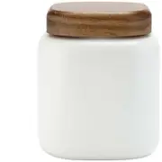 Ladelle Essentials 750ml Canister Porcelain Container w/ Lid - White
