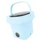 AU (Blue EU Plug)Portable Washing Machine 6L 36W Foldable IPX4 Waterproof Mini