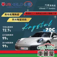 在飛比找momo購物網優惠-【UShield U盾】隔熱紙 Krystal 70C 前檔