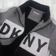 出清 60kg內 現貨 DKNY 男款 拼接 刷毛 縮口 灰色 長袖 無帽 外套 Donna Karan #7569