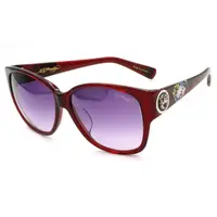 在飛比找PChome24h購物優惠-【ED Hardy】墨鏡太陽眼鏡 EH1006 RED 美式