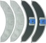 Ytaland 4 Pack Replacement Mop Pads for i-Robot Roomba Combo j7+/ j9+ Robot Vacuum Accessories (Not fits for Roomba j7/ j7+/ j9+), Microfiber Washable Mopping Pad