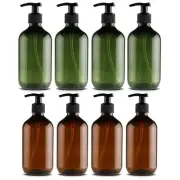Multi purpose 4pcs Dispenser Bottles for Bathroom Shower Gel Shampoo 500ml