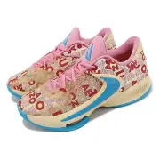 Nike Zoom Freak 4 EP Letter Bro Coral Pink Men Basketball Shoes FB9504-200