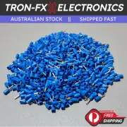 1000Pcs E7506 20AWG 0.75mm² BLUE Insulated Ferrule Bootlace Terminals Crimp