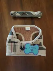 PUPTECK Soft Mesh Dog Harness Size M and Leash Set