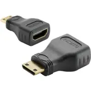 Pro.2 PA4370 Mini HDMI Plug to HDMI Socket Bi-Directional Adaptor