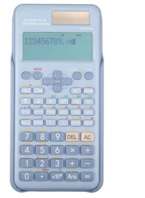 Calculator Casio FX-991ES Blue Edition Scientific Calculator 417 Functions