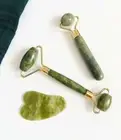 GUA SHA JADE SET 3 Pieces Jade Roller Massager Face Body Slimming Anti-Wrinkle